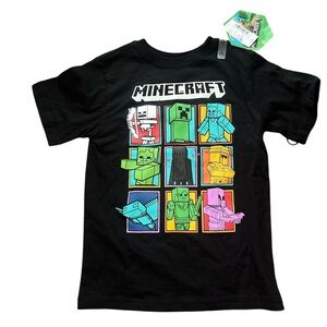 The Children's Place Black Minecraft Graphic Tee
